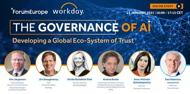 AI Governance: How can we develop a global eco-system of trust? Join the conversation on 21 January
